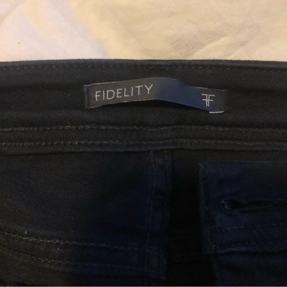 Fidelity Denim Belvedere Mid-Rise Skinny Size 26 - Picture 3 of 6